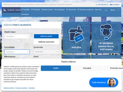 Nekilnojamojo turto agentūra Vilniaus turtas  www.vilniaus-turtas.lt
