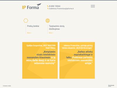 Apie mus | IP Forma  www.ipforma.lt