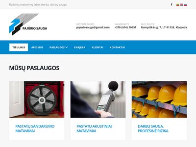 Profesine rizika   www.pajuriosauga.lt