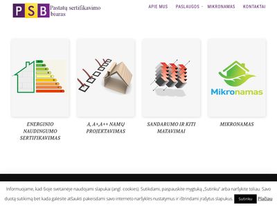 PSB – Pastatų sertifikavimo biuras  www.psb.lt