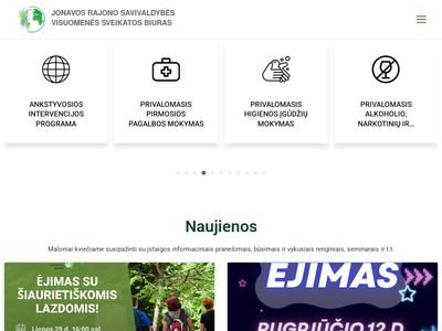 Naujienos – Jonavos visuomenės sveikatos biuras  www.jonavavsb.lt