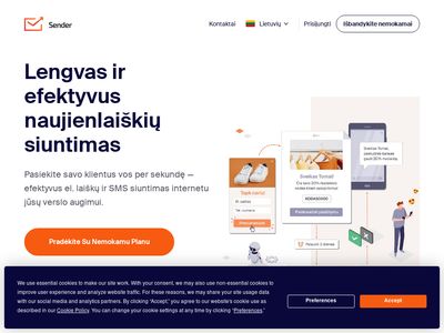 Naujienlaiškių siuntimas | Sender.lt   www.sender.lt