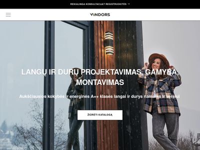 Langai ir durys – Vindors.lt  www.vindors.lt