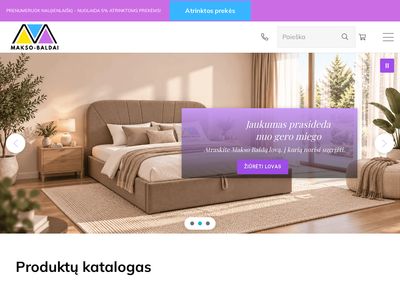 Baldai Internetu | Jūsų Namams ir Biurui  makso-baldai.lt