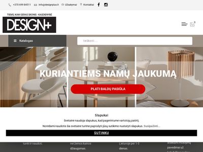 Design+ išskirtinio dizaino ir kokybės interjero aksesuarai ir