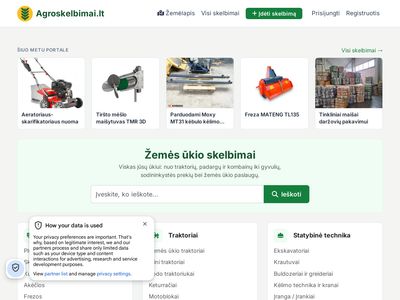 Zemdirbiams.lt – Patarimai žemės ūkiui  zemdirbiams.lt