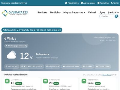 Sveikata, sveika mityba, medicina, ligos ir gyvensena | Sveikata123.lt