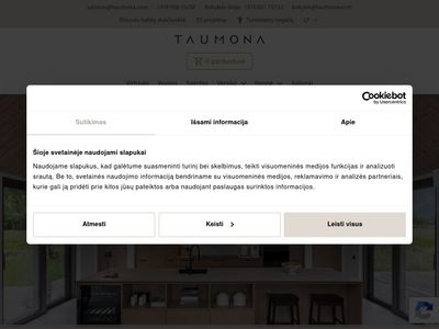 Baldų gamyba, projektavimas: virtuvės, vonios – Taumona