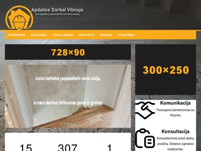 Apdailos darabai Vilniuje | Vidaus Apdailos darbai Vilniuje
