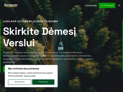 Europcar – Automobilių Nuoma Verslui ir Privatiems Asmenims