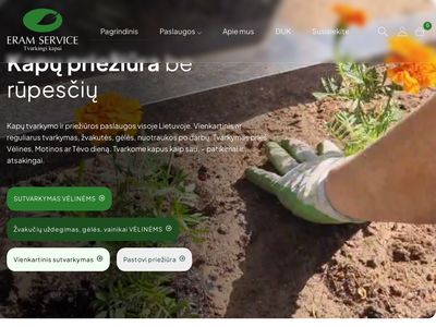 Kapų priežiūra, reguliarus ir vienkartinis kapo sutvarkymas