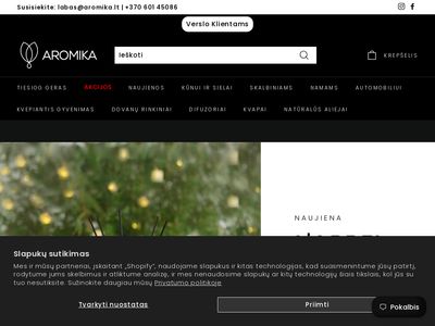 Namų kvapai, prabangūs lietuviški, akcija internetu | AROMIKA