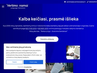 Vertimo paslaugos | Vertimai raštu ir žodžiu  vertimonamai.lt