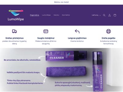 LumoWipe – ekranų valiklis
lumowipe.lt