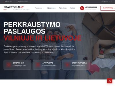 Perkraustymo paslaugos Vilniuje.Kraustukai | Perkraustymo