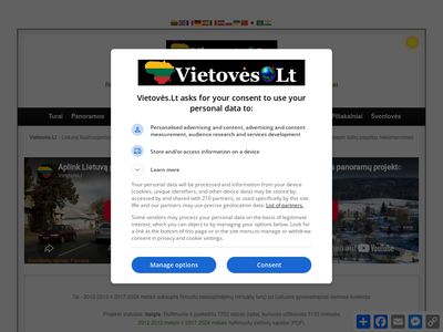 Vietovės.Lt – Pažinkime Lietuvą drauge!  www.vietoves.lt