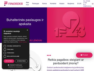 Finansų apskaitos ir teisės paslaugos verslui | Finorder