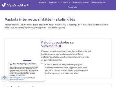 Paskola internetu – lengvai gaunamos paskolos | Vipkreditai.lt