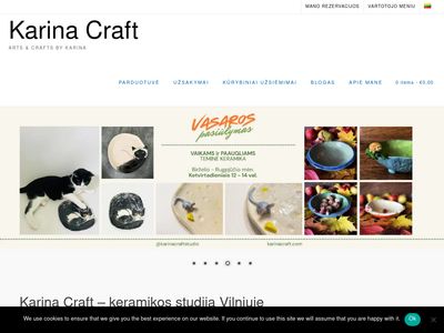 Karinacraft 👉 Keramikos Studija Vilniuje  karinacraft.com