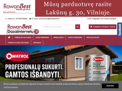 Dažų parduotuvė Vilniuje | RowanBEST  dazaiinternetu.lt