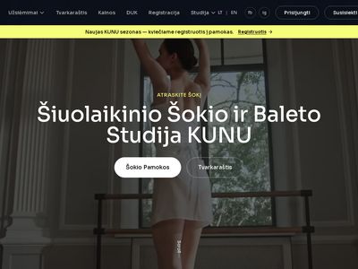 Šiuolaikinio Šokio Ir Baleto Studija – KUNU  kunu.studio