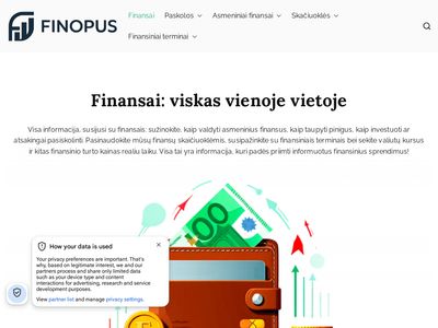 Finansai  finopus.lt