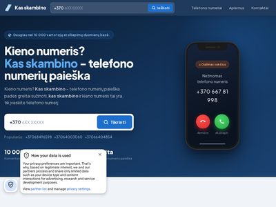 Kas skambino – Kas skambino?  kasskambino.lt