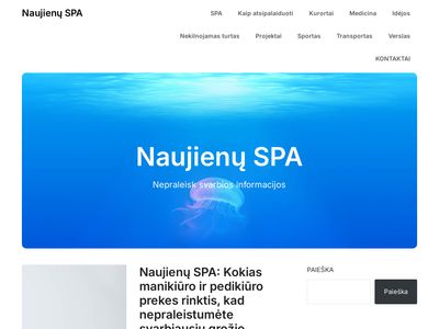 SPA grožio procedūros ir gydytojų konsultacijos bei paslaugos Kaune