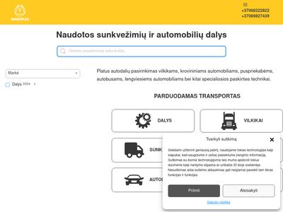 prekyba vilkikais, pusprėkabėmis ir kita technika, autoserviso
