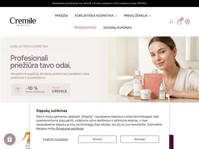 Cremile.lt | Korėjietiška kosmetika  cremile.lt
