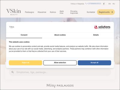 Lazerinės grožio procedūros – VSkin Beauty  vskinbeauty.lt