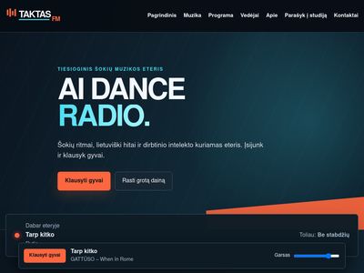 Radijo stotis HotFM – Jūra muzikos, lašas kalb