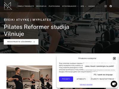 Pilates studija Vilniuje – Mypilates.lt  mypilates.lt