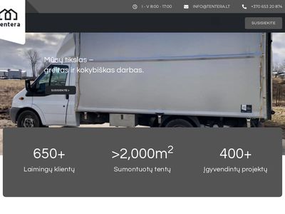 Tentai: lauko, sukvežimių, terasų | tentera.lt  tentera.lt