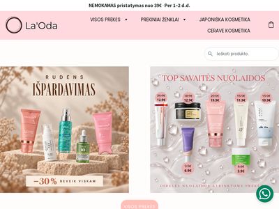 Korėjietiška ir japoniška kosmetika internetu | LaOda