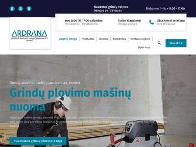 Nilfisk naudota valymo įranga – Nilfisk grindų valymo įrangos