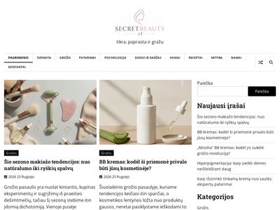 SecretBeauty.lt – Kosmetika Internetu už Gerą Kain