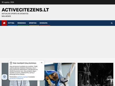 ACTIVECITEZENS.LT – Aktualios sporto ir sveikatos naujienos