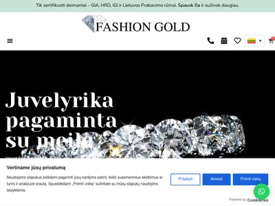 Juvelyrikos namai "Fashion Gold" | fashiongold.lt