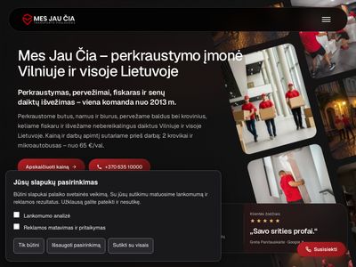 ⭐️ Transporto ir pervežimo paslaugos Vilniuje ✔️ Pervežimas