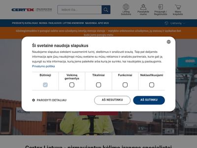 Certex Lietuva | Kėlimo ir tvirtinimo įranga