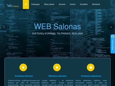 Svetainių kūrimas | tinklapių kūrimas | seo | websalonas.lt