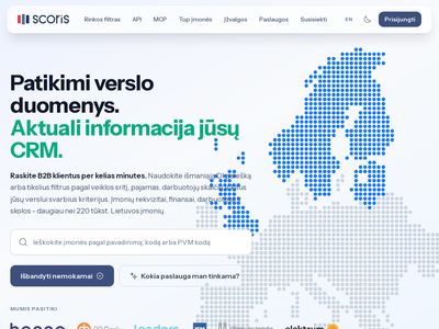 Scoris – Išsami Lietuvos įmonių duomenų baz