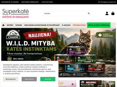 Draskyklės, žaislai, maistas katėms | superkate.lt