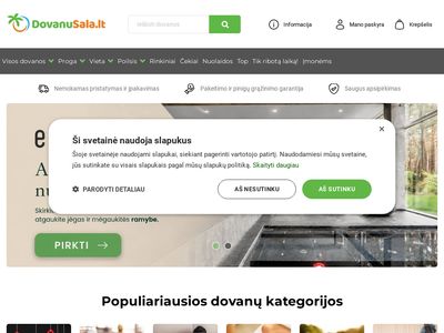 DovanuSala.lt – Dovanos internetu gera kaina  www.dovanusala.lt
