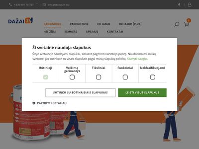 Dažai internetu Lietuvoje | Pagrindinis | Dazai24.eu