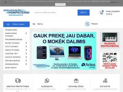 Kompiuterinė ir buitinė technika – ikompiuteriai.lt | INTELEKTUALŪS