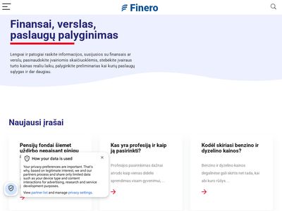 Finansinės paslaugos | Finero.lt  www.finero.lt