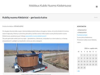 Kubilų nuoma Kėdainiai – geriausia kaina – Mobilaus Kubilo Nuoma Kė