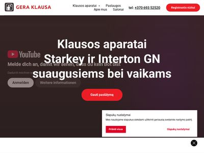 Starkey Klausos aparatai visoje Lietuvoje – Geraklausa.lt
